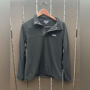 Patagonia Women’s M Micro D  Snap T  Lightweight Fleece Black